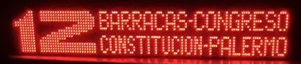 Cartel LED tradicional reparado por Vixel — Línea 12